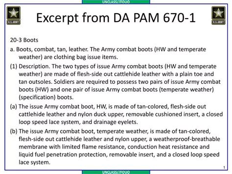 army dapam 670 1.